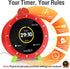 7-Day Programmable 4 MOMILLA Kids Alarm Clock for Bedrooms, Colorful Display Alarms, Visual Timer with White Noise