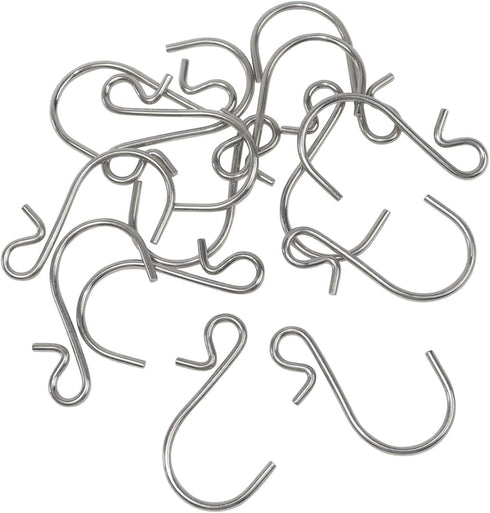 Millennial Essentials 35pcs Small S Hooks, Metal S Shaped Wire Hook Hangers for DIY Crafts, Jewelry, Key Chains