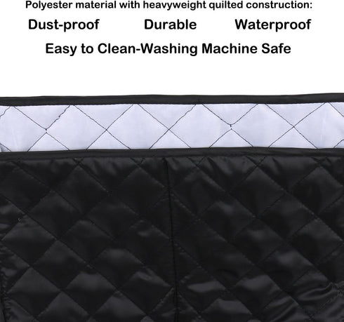 Evermarket Stand Mixer Dust Proof Cover with Pocket and Organizer Bag for Kitchenaid, Sunbeam, Cuisinart, Hamilton