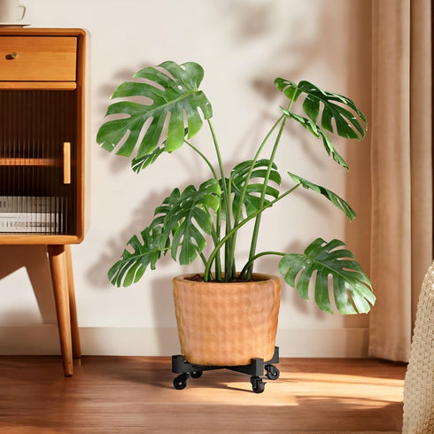 9in 13inch 4 300 Lbs, Plant Caddy With Wheels, Adjustable to Heavy Duty Rolling Plant Dolly, Metal Plant Stand