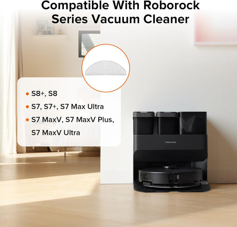 roborock Mop Cloth for S8+&S8&S7&S7+&S7 MaxV&S7 MaxV Plus&S7 MaxV Ultra Robot Vacuum(2 Pcs) by roborock