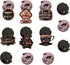 Retirement Party Decorations for Women, Black Rose Gold Happy Retirement Banner and Swirls with Rose Gold Confetti