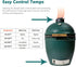 KAMaster Cast Iron Chimney Cap Daisy Wheel Compatible with Large&Medium Big Green Egg,Dual Function Metal Top