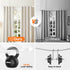 White Curtain Rods for Windows 28 to 48 Inch, Heavy Duty Metal Adjustable Rod with Bracket (2.3-4 Feet)