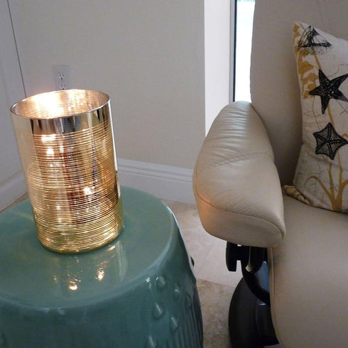 2 oz Firefly Fuels Refillable Glass Oil Candle - Liquid Candle for Indoor Use, Outdoor Events, Emergency Lighting