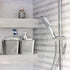 Tiawudi Portable Shower Caddy Organizer with Handle, Plastic Basket for Soap, Shampoo, Beauty Products, Cleaning
