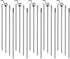 20Pcs Stainless Steel Cocktail Picks Stick - Reusable Metal Skewers for Olives, Appetizers, Bloody Mary