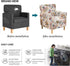 1-Piece 07 NILUOH Banquet Armchair Slipcover Stretch Chair Covers with Arms Printed Soft Accent Chair Cover Anti-Slip