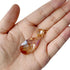 5 Pack 135mm PATIKIL Teardrop Crystal Chandelier, Length Prisms Part Dark Amber