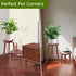 Eocogup Indoor,2 Pack Plant Stand Single Plant Tables Indoor,Planter Stand,Multi-purpose Plant Shelf for Living Room
