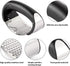 Rngeo 2 Pack 2 2 2 Garlic Press Rocker, Stainless Steel Garlic Mincer with Peelers, Scrapers and Brushes | Garlic