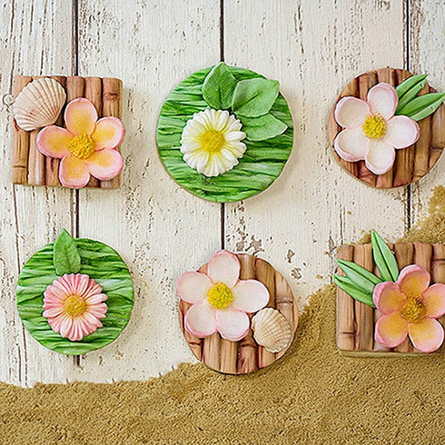 2Pcs/Set 3D Panda & Bamboo Silicone Molds, Cake Decorating Tools for Fondant, Candy, Chocolate, and Soap