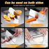 FODDOM 100% ((11.5L*8W) (9.8L*6W)) Titanium Cutting Boards for Kitchen, Pure Titanium Cutting Board, Stainless Double