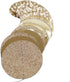 6 Pcs Glitter Champagne Gold Paper Circle Dots Garland, 52 Feet, Birthday Party Decorations, Bridal Shower, Christmas