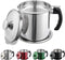 Kyraton Bacon Grease Container With Strainer, 48 oz Stainless Steel Oil Container,