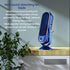 Haofy Table Tower Fan - USB Plug-In Quiet Motor Fan for Bedrooms and Offices (Blue)