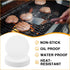 GWHOLE 500pcs Wax Paper Non-Stick Hamburger Patty Paper, Food Grade BBQ Grill Waxed Stencil Sheet, 4.3 inch