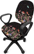 Mushroom Butterfly Office Chair Slipcover, Removable Washable Computer Chair Slipcover for Desk Chairs