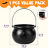 JOYIN Halloween Large Black Cauldron 7.5'', Candy Kettle Pot for St. Patricks Party Favor Supply