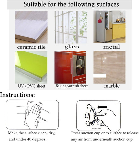 Whaline 30 Packs Suction Cup Plastic Sucker Pads - Clear, 3 Sizes, 45 mm, 30 mm, 20 mm