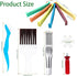 Shkalacar 5 Pieces Air Conditioner Fin Cleaner Set, AC Coil Cleaner, Evaporator Radiator Repair Tool