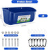 6 Pack Chicken Feeder Waterer, Duck Feeder Supplies, Hanging Fence Feed Trough with Clips for Goat, Sheeple, Piglet