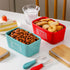 Countertop, Hasense Butter Dish with Lid - Porcelain Butter Dish with Knife and Silicone Ring for Airtight Butter