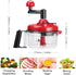 Cambom Manual Food Chopper, Vegetable Chopper Hand Food Processor with Clear Container 1200ml BPA Free