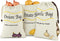 3 Pack Vegetable Storage Bags for Potatoes Onions Garlic, Drawstring with Side