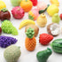 30 Fruits Mini Resin Figures PCS Pineapple Lemon Strawberry Peach Resin Little Small Figures Garden Play Kitchen Game