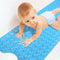 Yimobra Non Slip Bathtub Mat - 40 x 16 Inch, Extra Long Shower Mat with Drain Holes, Clear Blue