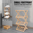4 (4 Vertical Shoe Rack Small, Tier Portable Folding Shoe Storage Rack, Without Installation Free Standing Shoe Rack