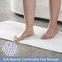 40X16Inch Webos Soft Bathtub Mat Non Slip: Memory Foam Shower Mat with Suction Cups for Bathroom Inside Tub (White)