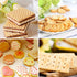 10 PCS Cookie Cutters Set, Plaque Frame Fondant Tiles Biscuit Cutter Molds for Cookie Fruit Shapes