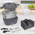 Electric Lunch Box Food Heater, 3 in 1 Portable Warmer, Leakproof Heated Box for Adults, 1.5L Stainless Steel Container