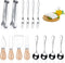 Patelai 14 Pcs Cheese Spreader Knives Set for Charcuterie Board, Accessories Utensils, Butter Knife, Small Serving