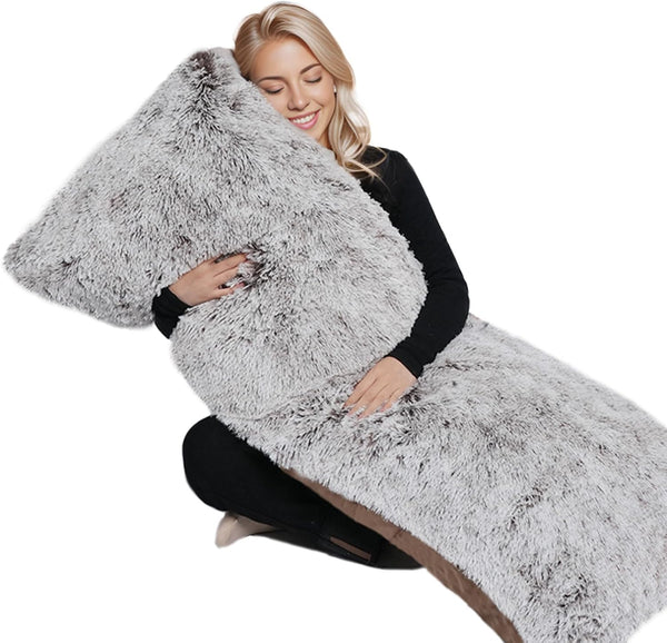 ZonLi Fluffy Body Pillow, Full Body Pillows for Adults, Long Pillow for