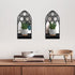 2 Set Gothic Candle Sconces Wall Decor, Arch Cathedral Frame Gothic Wall Sconce Candle Holder for Bedroom, Bathroom
