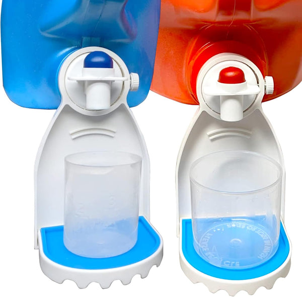 Febwind 2 Pcs Laundry Detergent Cup Holder Fabric Softener Drip Catcher Soap Holder