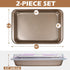 Webake 9x13 Inch Baking Pan with Lid and Handle, Non-Stick Cake Pan 2-Piece Set Rectangle Cake Carrier for Transport & Serve by Webake