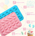 Gummy Webake Baby Feet Mold Baby Onesie Baby Bottle Pacifier Molds, Bite Size Silicone Chocolate Candy Molds Mould