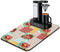 Coffee Bar Mat Accessories for Countertop, Absorbent Rubber Backed Dish Drying Mats for Kitchen, 24x16in