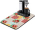 Coffee Bar Mat Accessories for Countertop, Absorbent Rubber Backed Dish Drying Mats for Kitchen, 24x16in