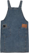 Surblue Cotton Denim Apron With 2 Pockets, Cross Back Aprons for Women