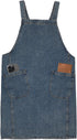 Surblue Cotton Denim Apron With 2 Pockets, Cross Back Aprons for Women