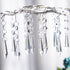 20pcs 55mm Chandelier Icicle Crystal Prism Suncatcher,Clear Chandelier Crystals Replacement,Crystals for Chandeliers