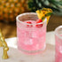 Set 6, (10 oz) Set Set, Hobnail Beaded Floral Clear Drinking Glasses of Vintage Glassware by Kate Aspen| Cocktail Glass