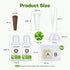 166PCS 600ml 40 40 40 40 1 Ahopegarden Hydroponic Pods Herb Kit: Grow Anything Kit With A&B Plant Food, Grow Sponges