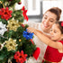 Christmas Poinsettia Artificial Flowers, 12 Pcs Glitter Picks for Wreaths Garland Decoration for Xmas