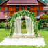 Mavee Artificial Wisteria Vine Garland Hanging Decor - 28.8ft Silk Flowers with Ivy Leaves for Wedding, Home Floral